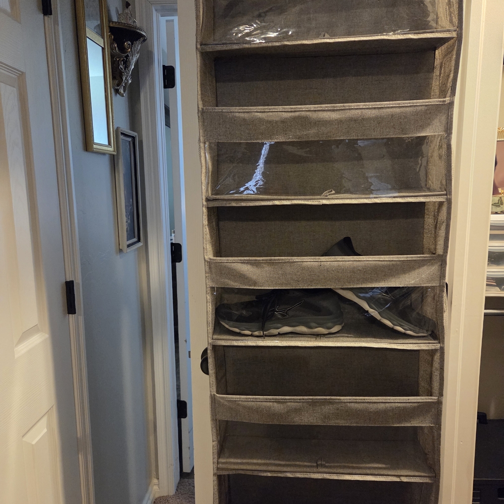 The Container Store Hanging Shoe Organizer in Gray